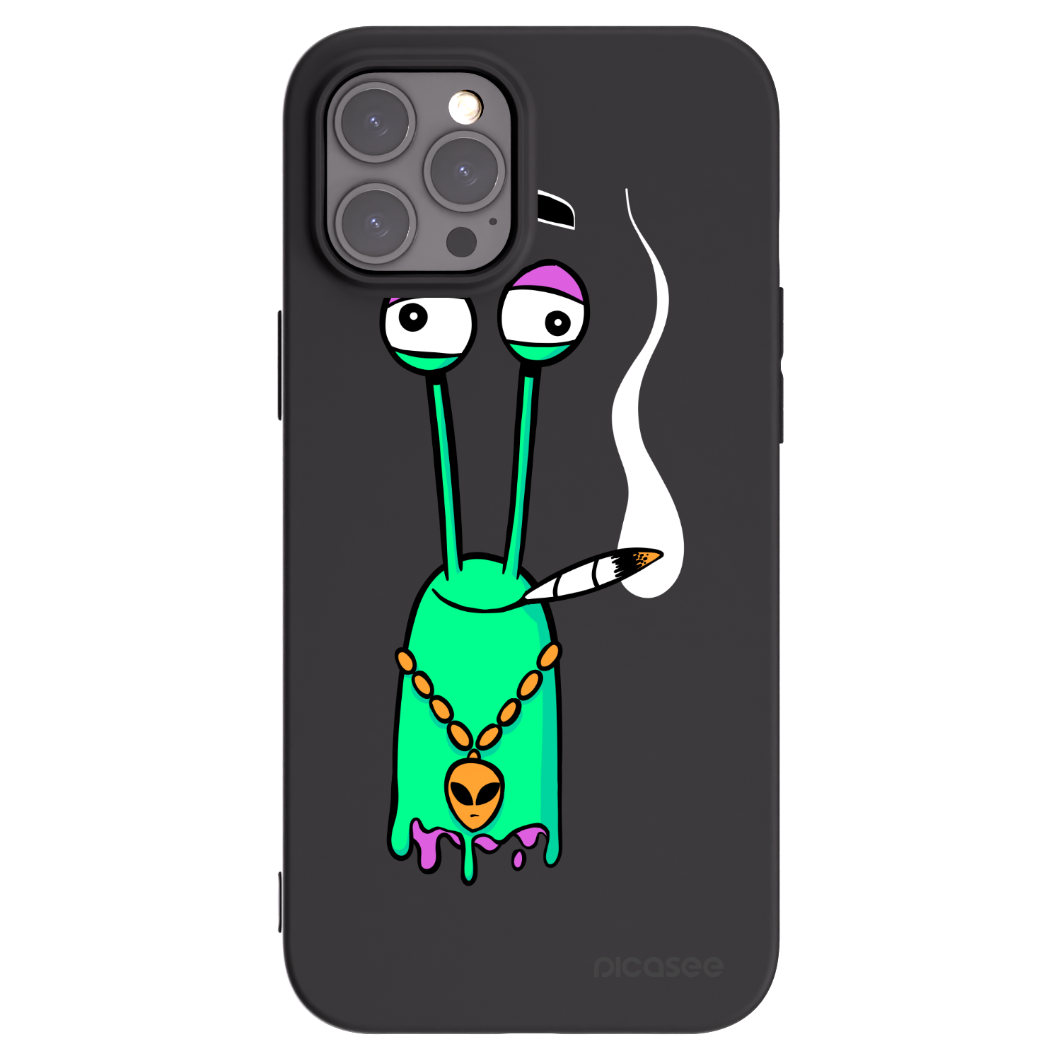 Picasee silikonový černý obal pro Apple iPhone 12 Pro Max - Earth - Sám doma