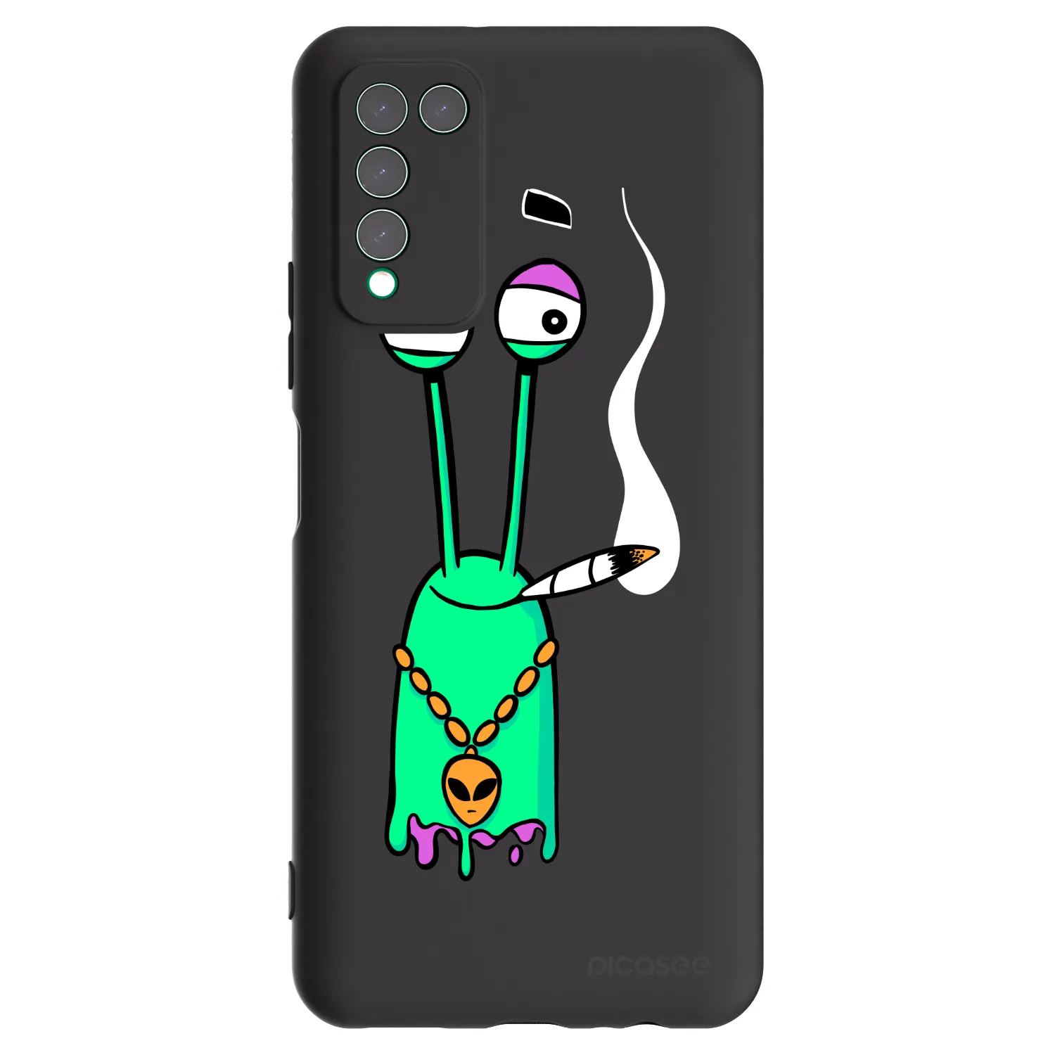 Picasee silikonový černý obal pro Honor 10X Lite - Earth - Sám doma