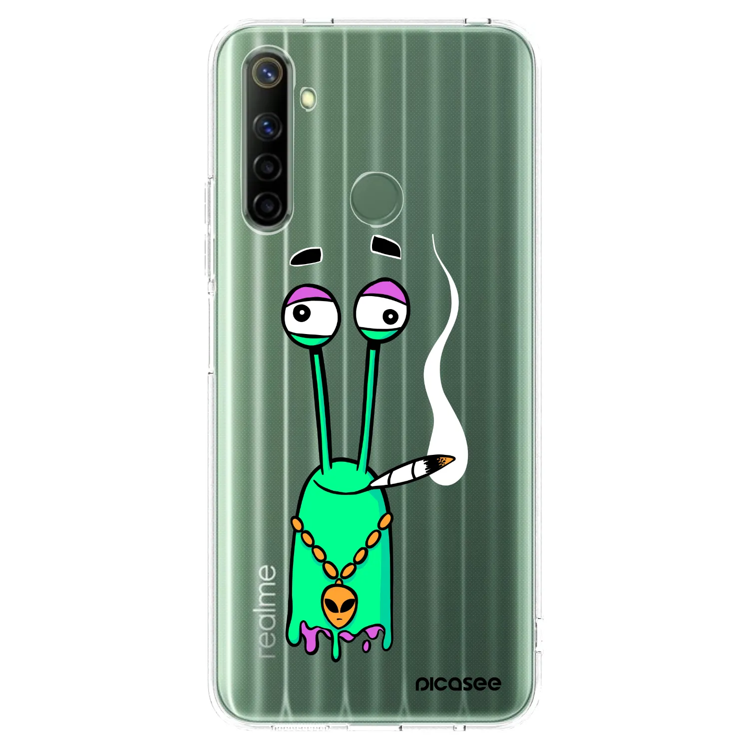 Picasee silikonový průhledný obal pro Realme 6i - Earth - Sám doma