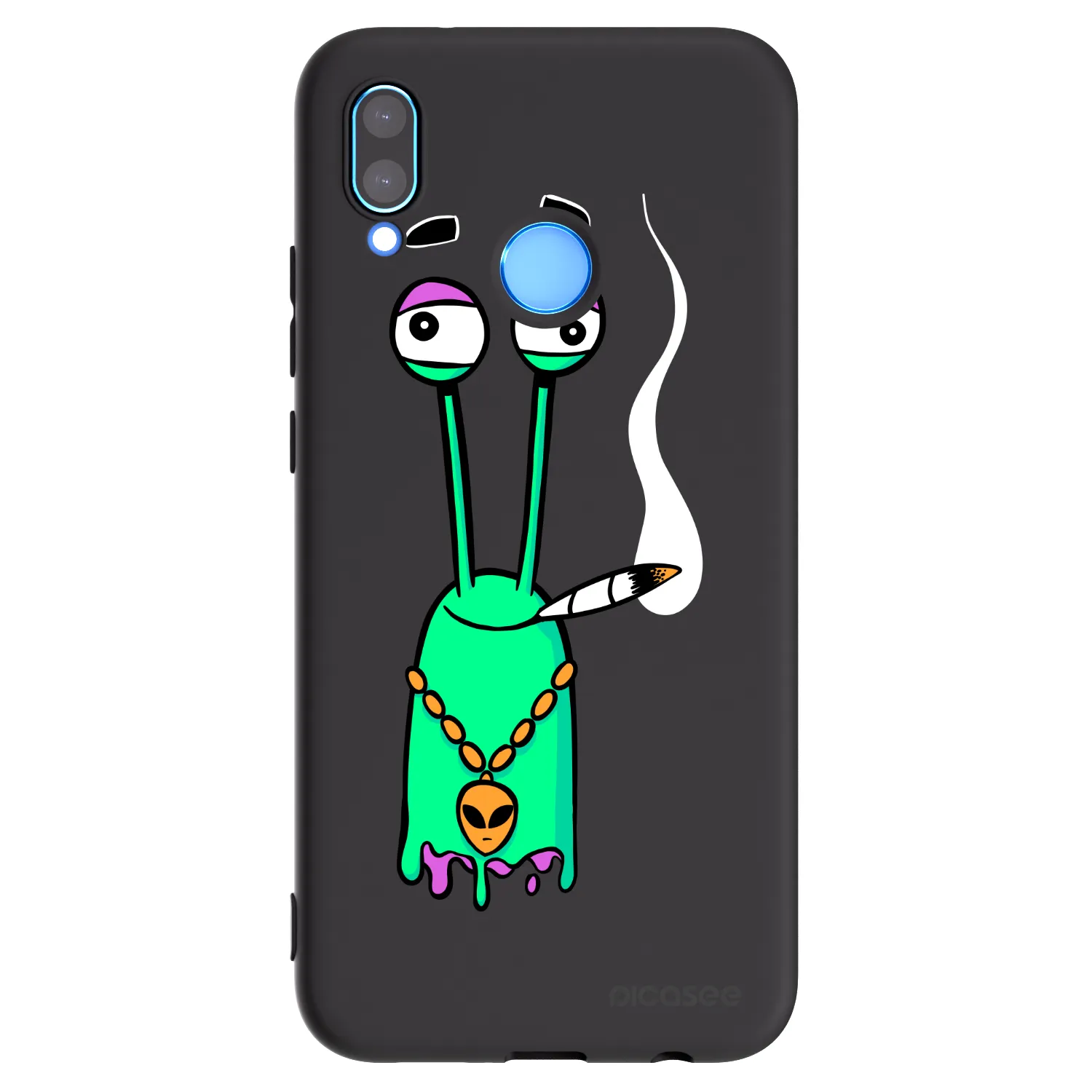 Picasee silikonový černý obal pro Huawei P20 Lite - Earth - Sám doma