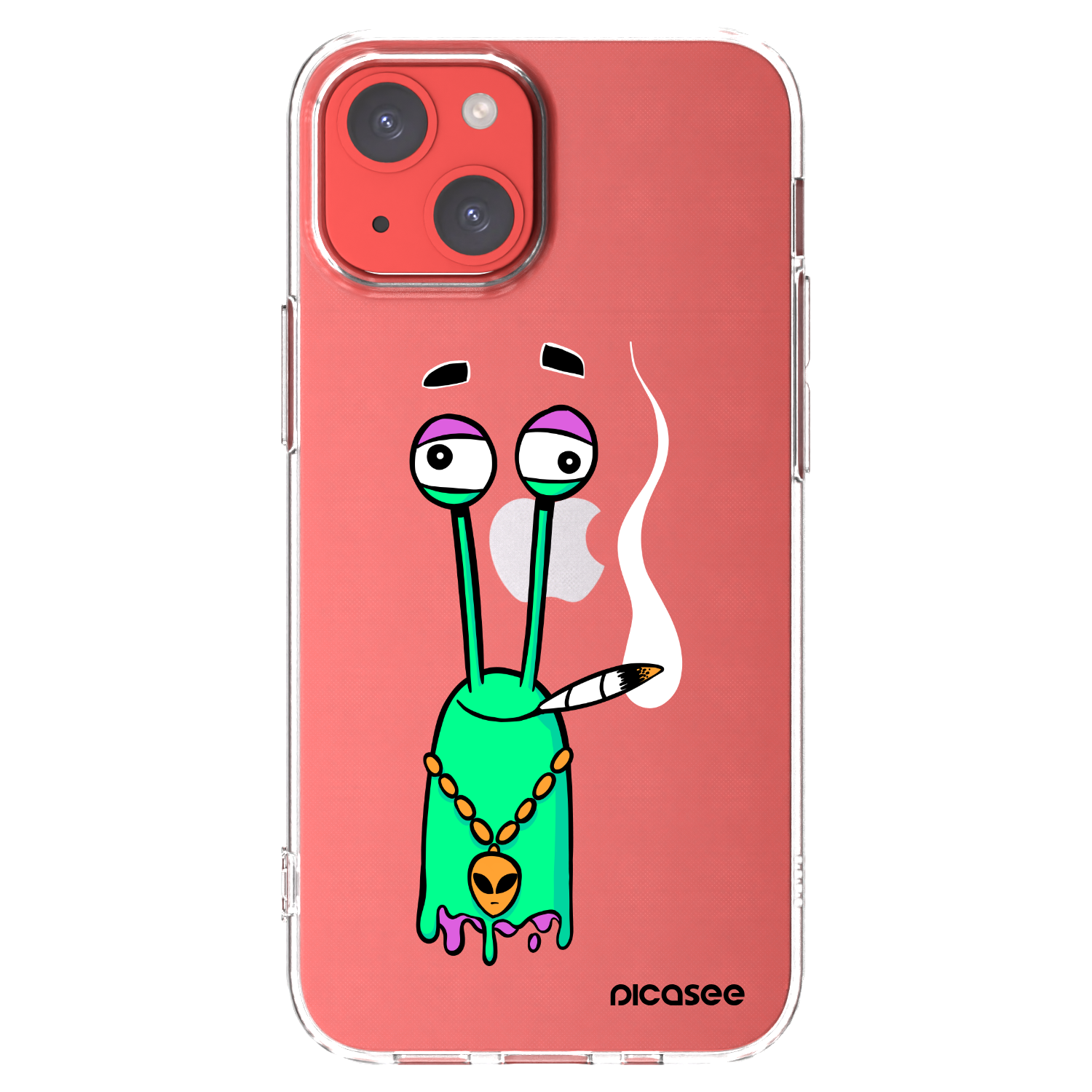 Picasee silikonový průhledný obal pro Apple iPhone 13 mini - Earth - Sám doma