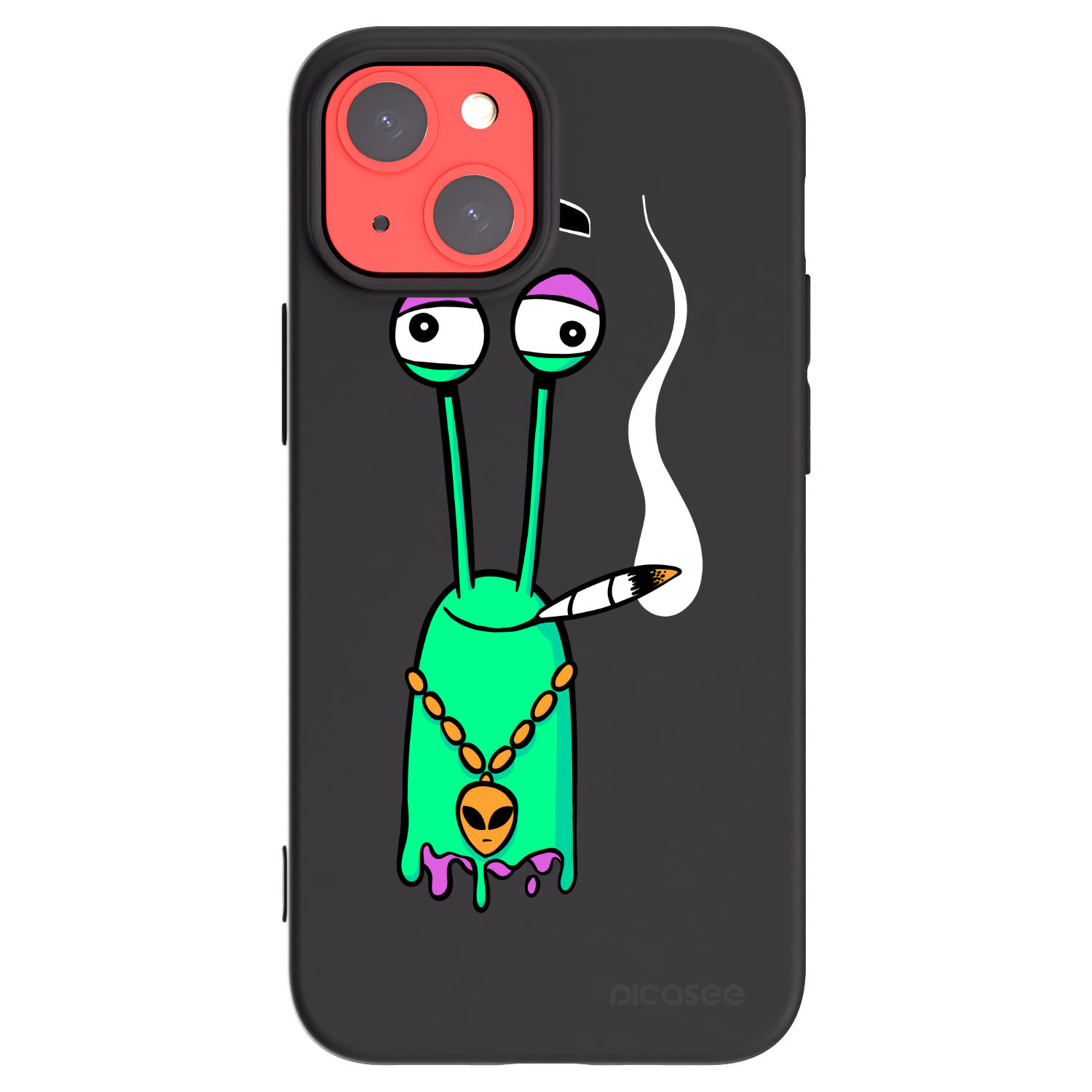 Picasee silikonový černý obal pro Apple iPhone 13 mini - Earth - Sám doma