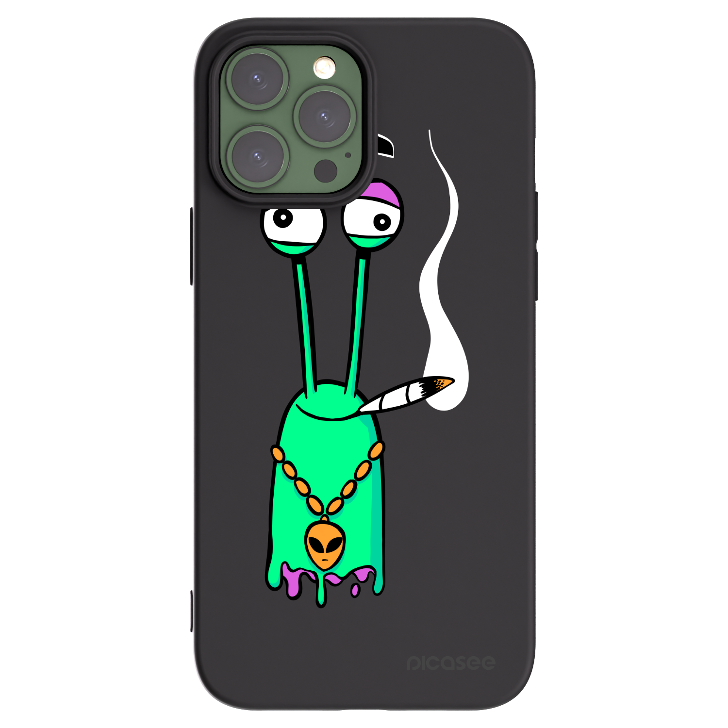 Picasee silikonový černý obal pro Apple iPhone 13 Pro Max - Earth - Sám doma