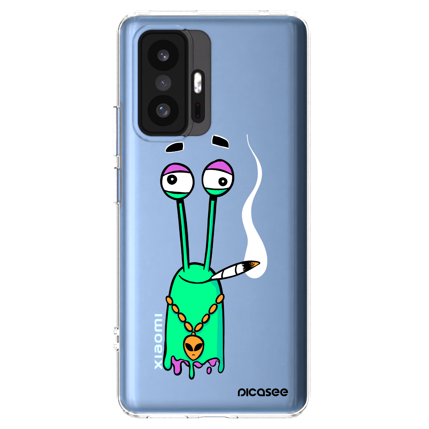 Picasee silikonový průhledný obal pro Xiaomi 11T Pro - Earth - Sám doma