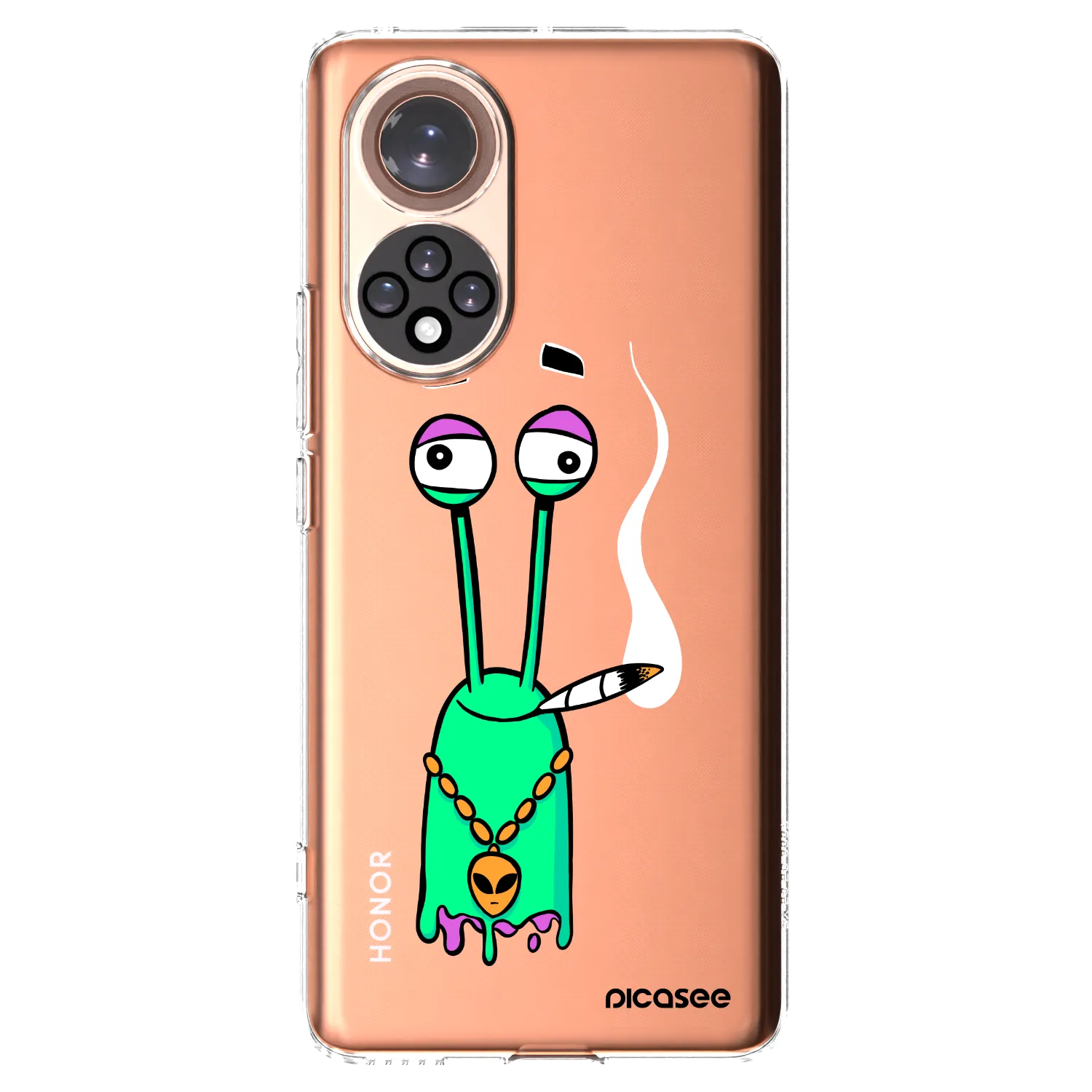 Picasee silikonový průhledný obal pro Honor 50 5G - Earth - Sám doma