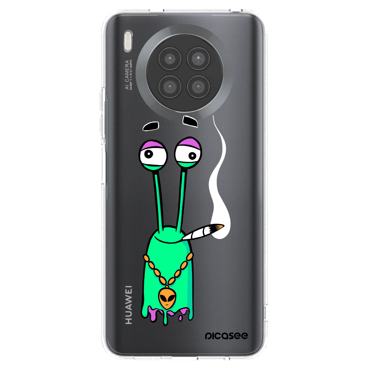 Picasee silikonový průhledný obal pro Huawei Nova 8i - Earth - Sám doma
