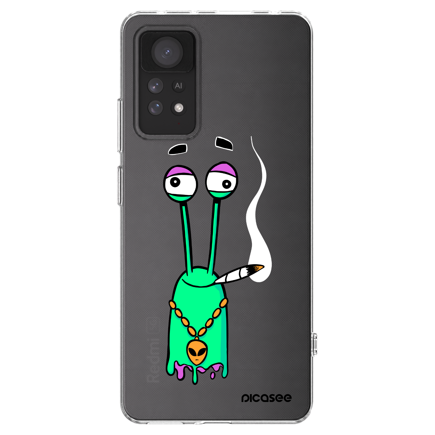 Picasee silikonový průhledný obal pro Xiaomi Redmi Note 11 Pro - Earth - Sám doma