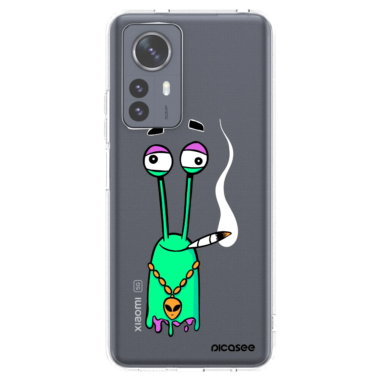 Picasee silikonový průhledný obal pro Xiaomi 12 Pro - Earth - Sám doma