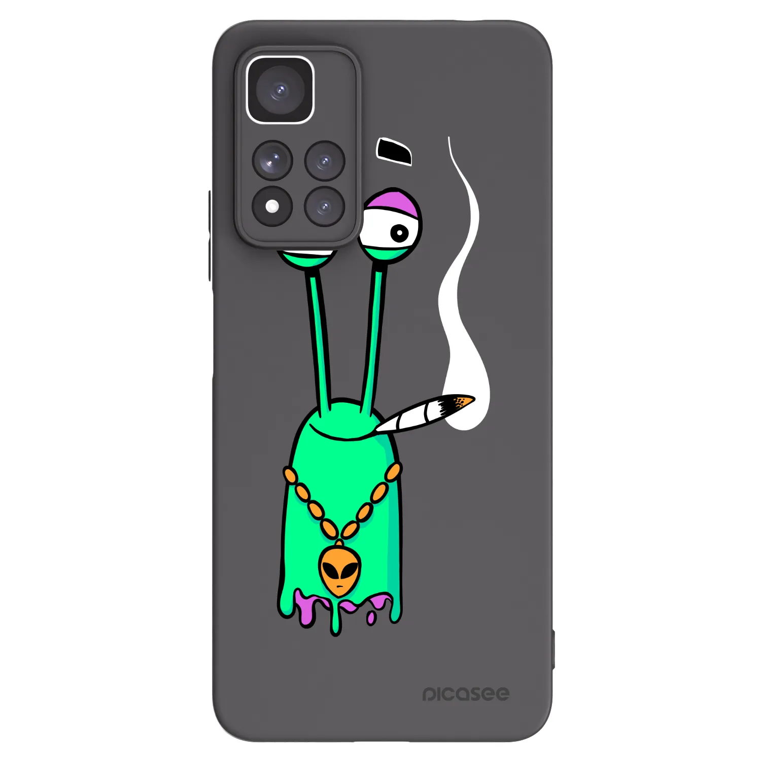 Picasee silikonový černý obal pro Xiaomi Redmi Note 11 Pro+ 5G - Earth - Sám doma