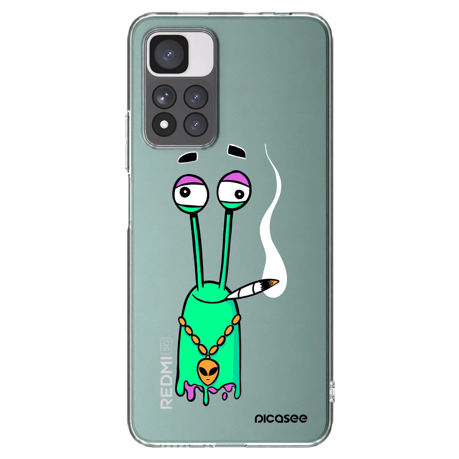 Picasee silikonový průhledný obal pro Xiaomi Redmi Note 11 Pro+ 5G - Earth - Sám doma