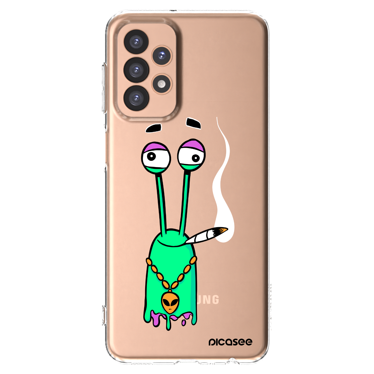Picasee silikonový průhledný obal pro Samsung Galaxy A23 A236B 5G - Earth - Sám doma