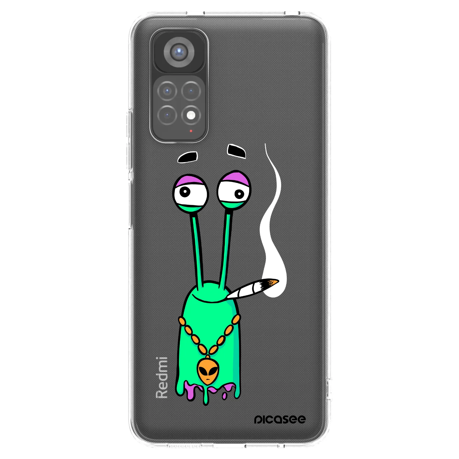 Picasee silikonový průhledný obal pro Xiaomi Redmi Note 11S 5G - Earth - Sám doma