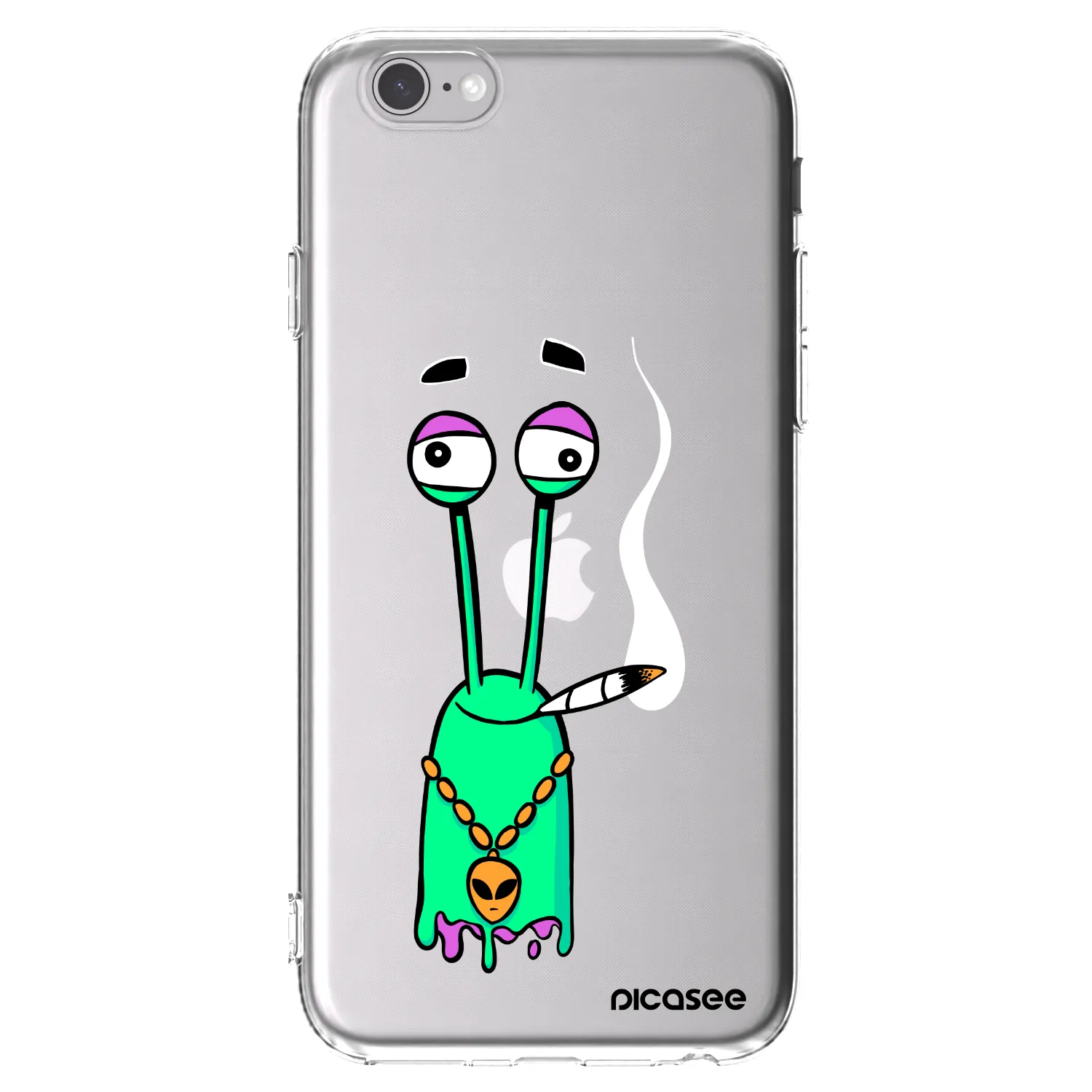 Picasee silikonový průhledný obal pro Apple iPhone 6/6S - Earth - Sám doma