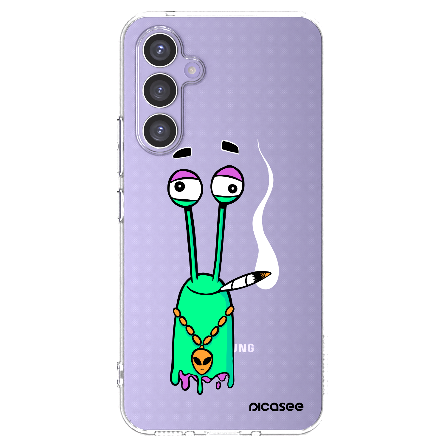 Picasee silikonový průhledný obal pro Samsung Galaxy A54 5G A546B - Earth - Sám doma