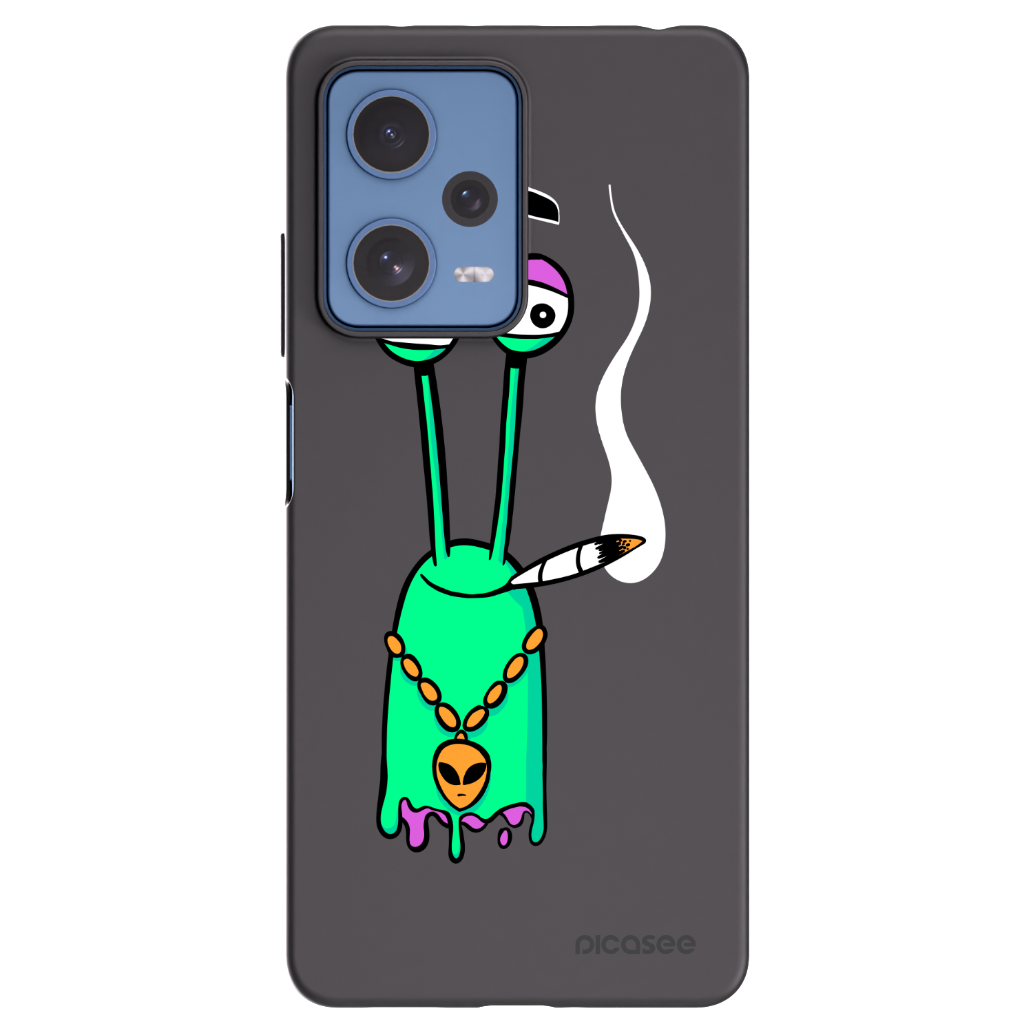 Picasee silikonový černý obal pro Xiaomi Redmi Note 12 Pro 5G - Earth - Sám doma