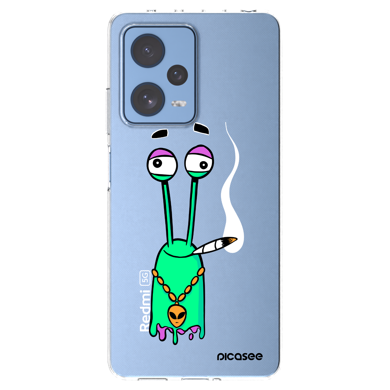 Picasee silikonový průhledný obal pro Xiaomi Redmi Note 12 Pro 5G - Earth - Sám doma