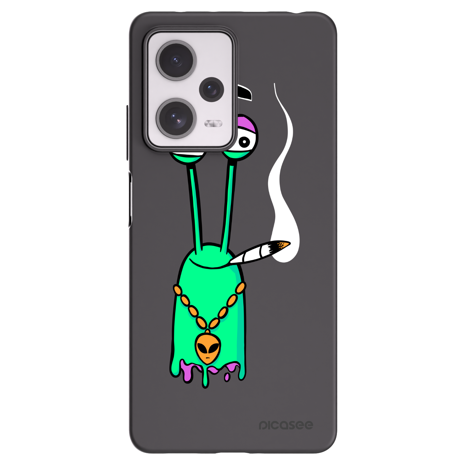 Picasee silikonový černý obal pro Xiaomi Redmi Note 12 Pro+ 5G - Earth - Sám doma