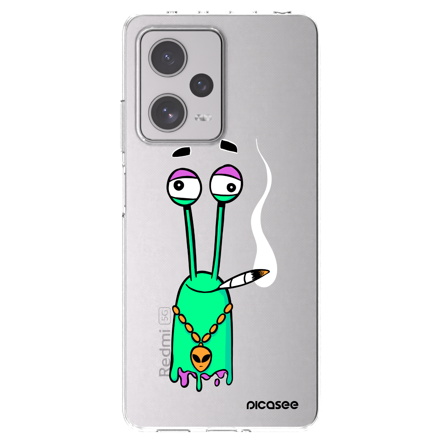 Picasee silikonový průhledný obal pro Xiaomi Redmi Note 12 Pro+ 5G - Earth - Sám doma