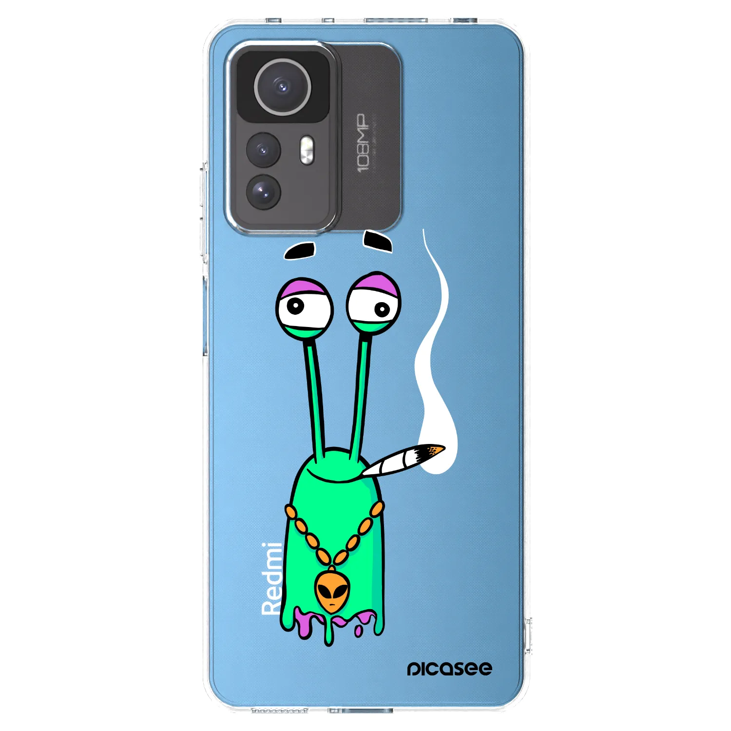 Picasee silikonový průhledný obal pro Xiaomi Redmi Note 12S - Earth - Sám doma
