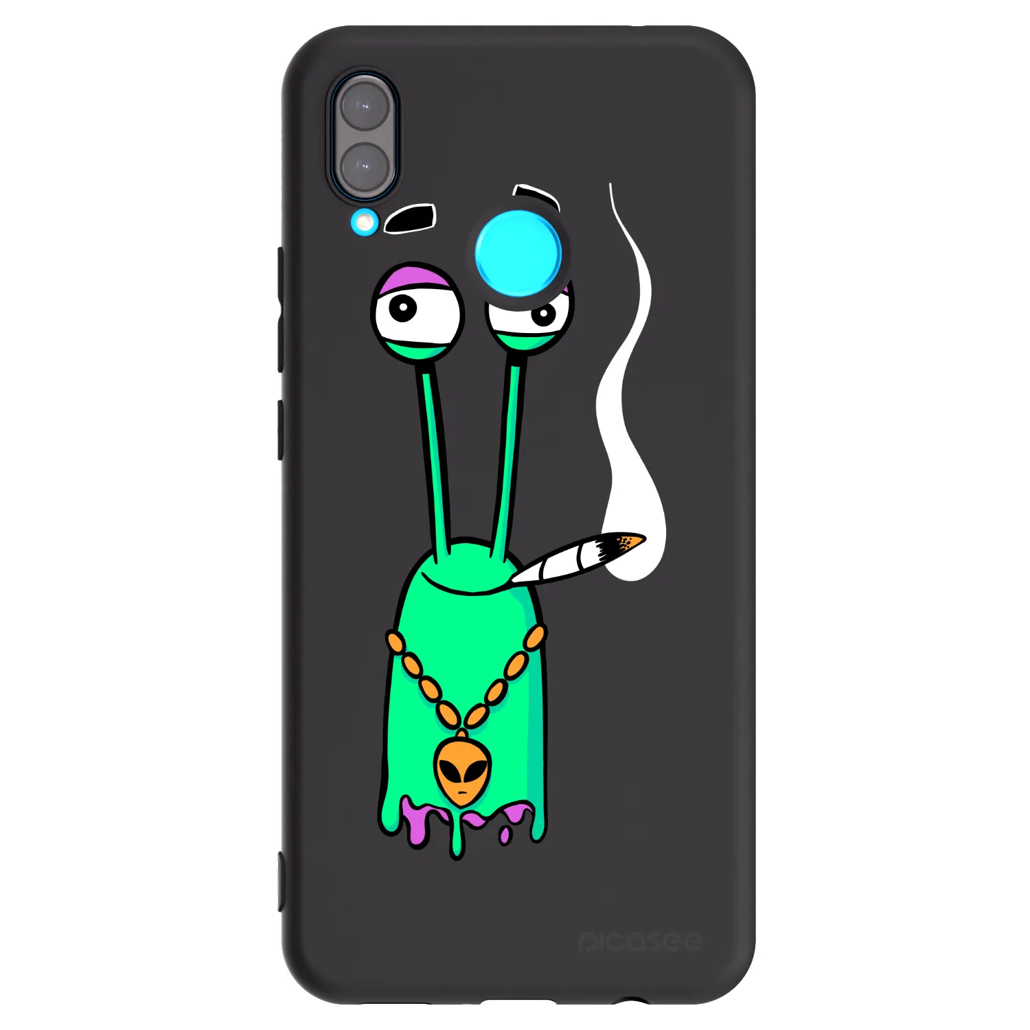 Picasee silikonový černý obal pro Huawei Nova 3 - Earth - Sám doma