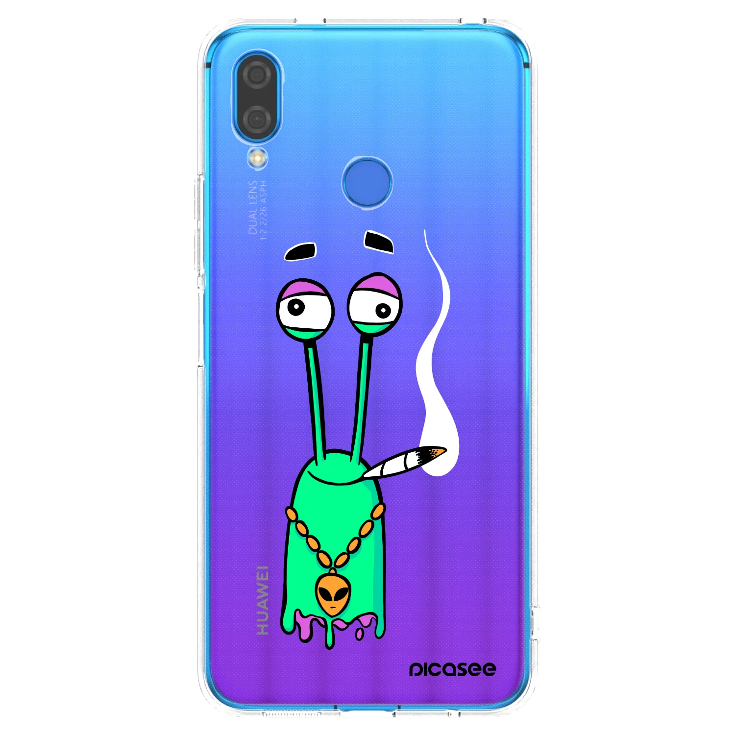 Picasee silikonový průhledný obal pro Huawei Nova 3 - Earth - Sám doma