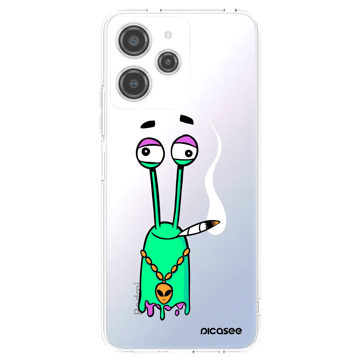 Picasee silikonový průhledný obal pro Xiaomi Redmi 12 4G - Earth - Sám doma