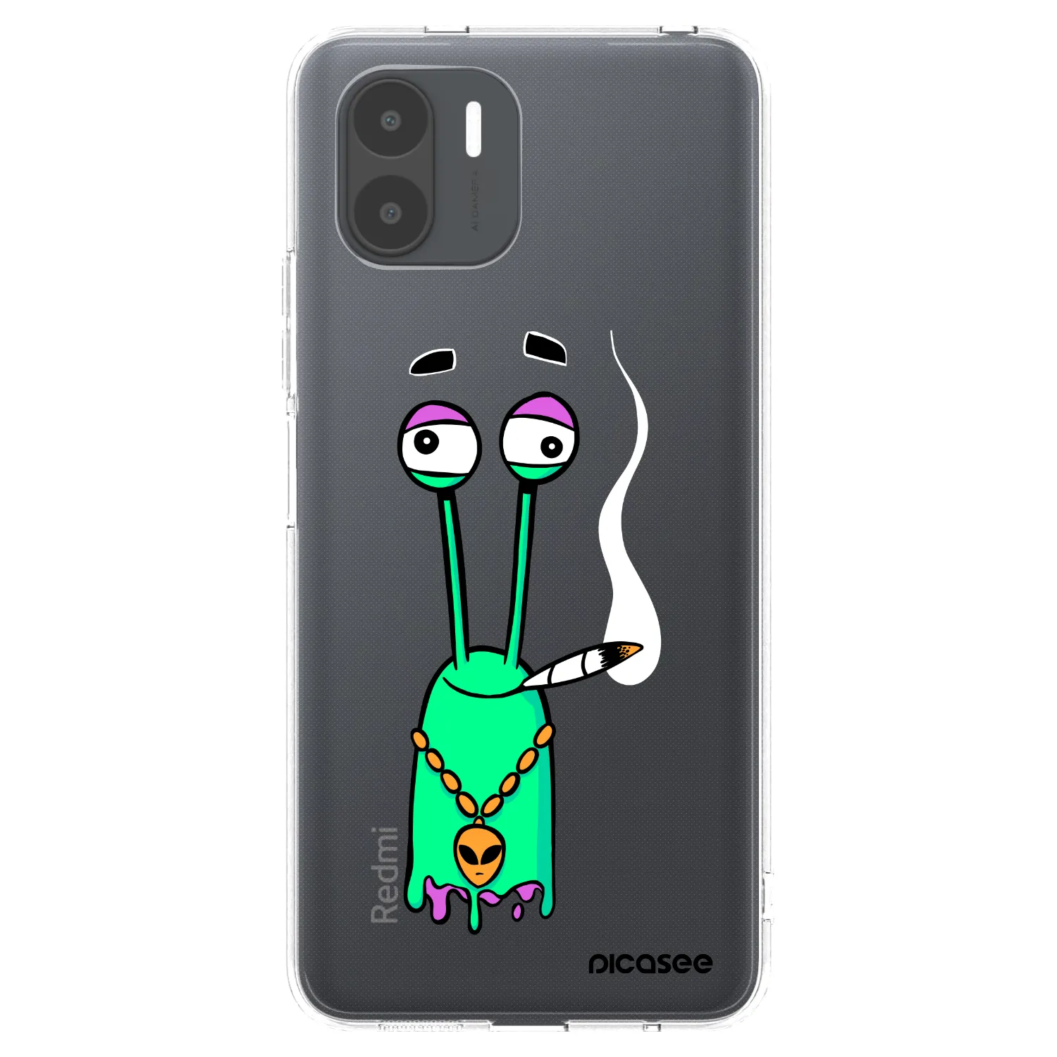 Picasee silikonový průhledný obal pro Xiaomi Redmi A2 - Earth - Sám doma