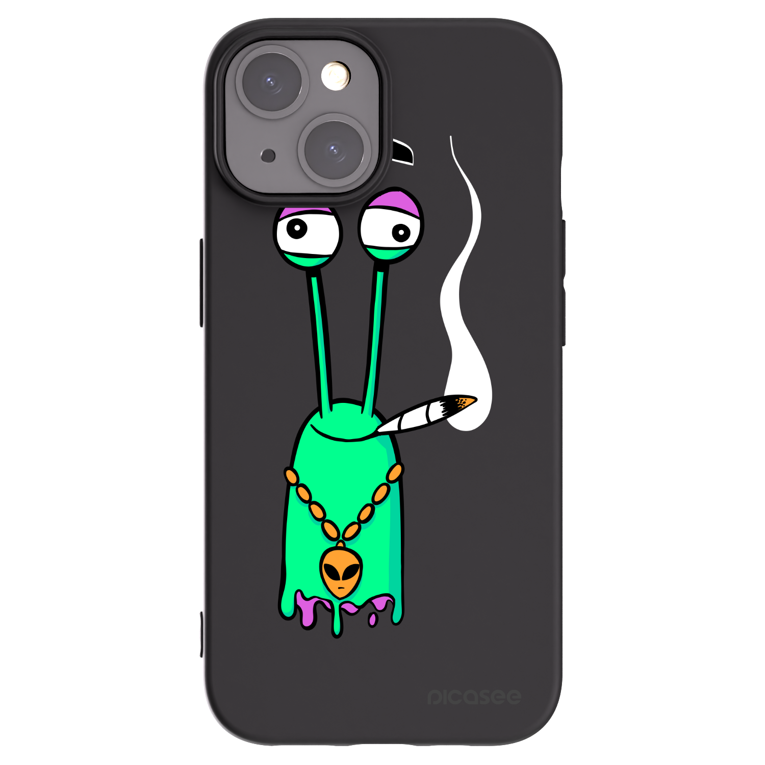 Picasee silikonový černý obal pro Apple iPhone 15 - Earth - Sám doma