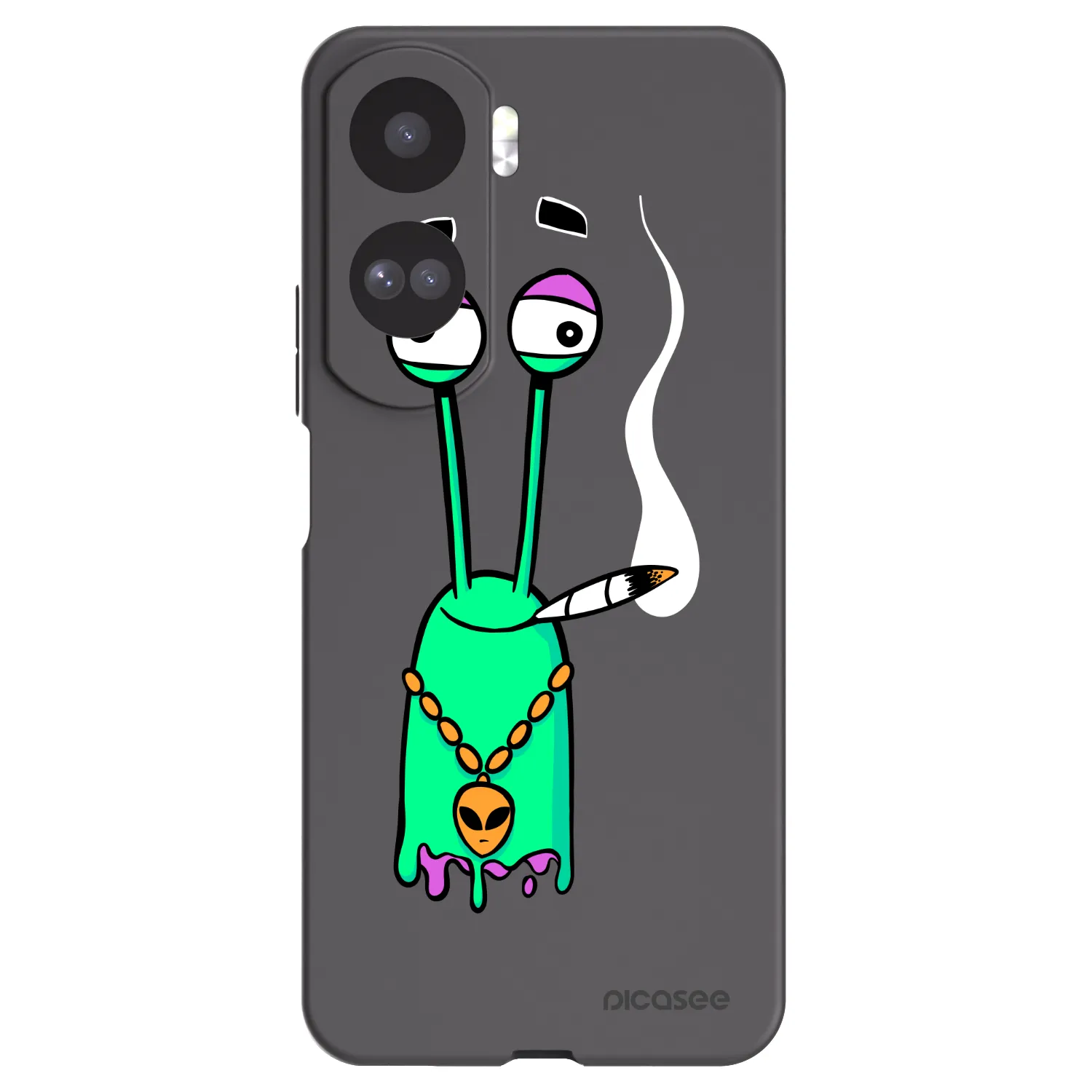 Picasee silikonový černý obal pro Honor 90 Lite 5G - Earth - Sám doma