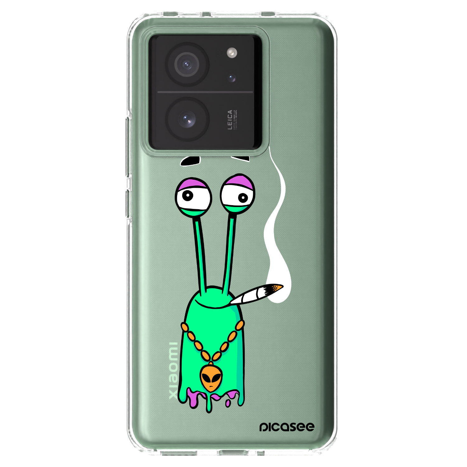 Picasee silikonový průhledný obal pro Xiaomi 13T - Earth - Sám doma