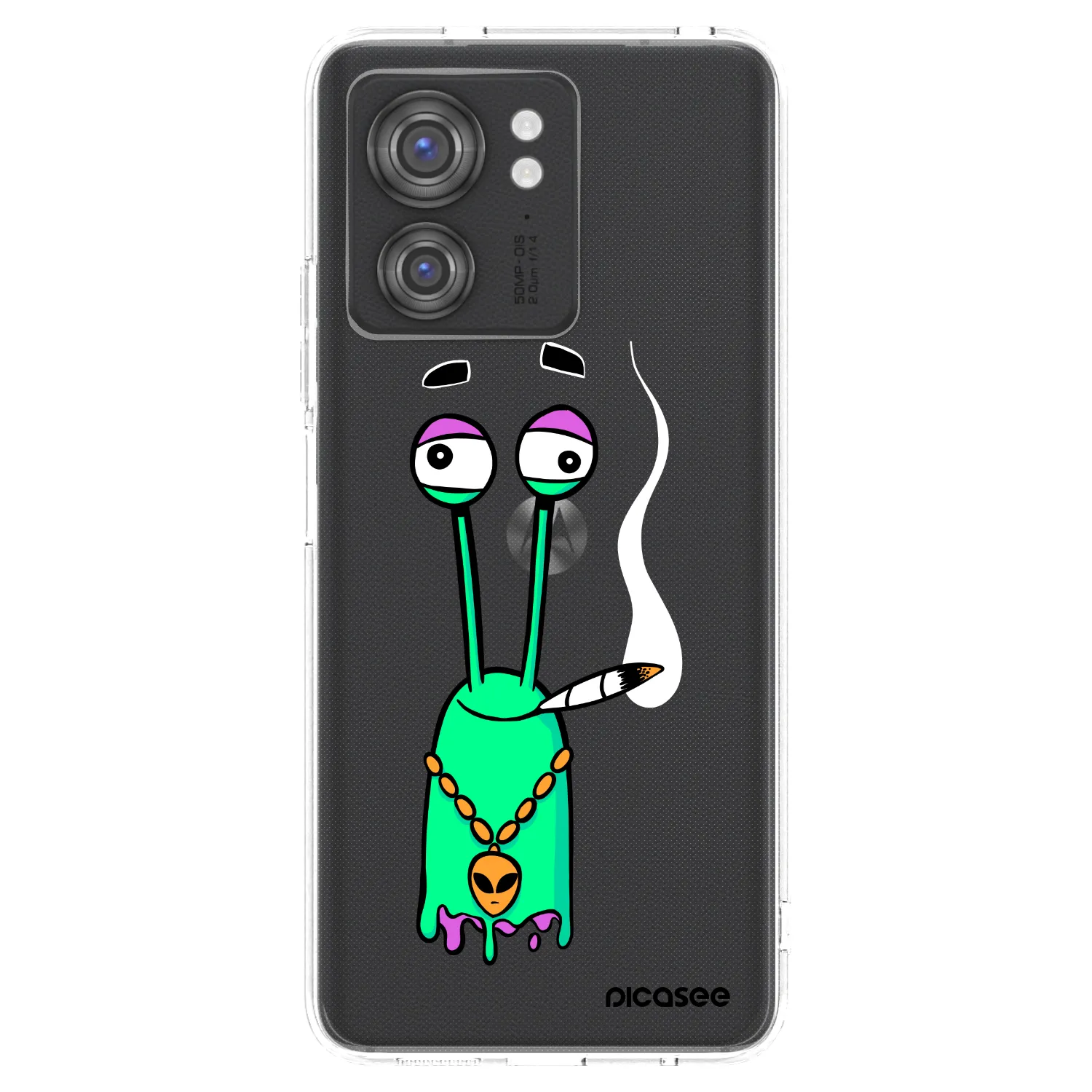 Picasee silikonový průhledný obal pro Motorola Edge 40 - Earth - Sám doma