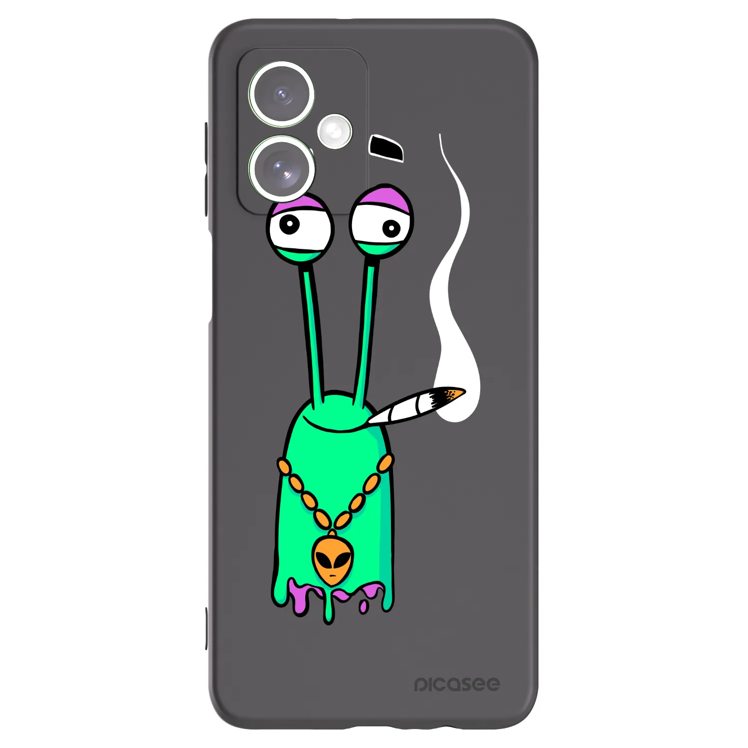 Picasee silikonový černý obal pro Motorola Moto G54 5G - Earth - Sám doma