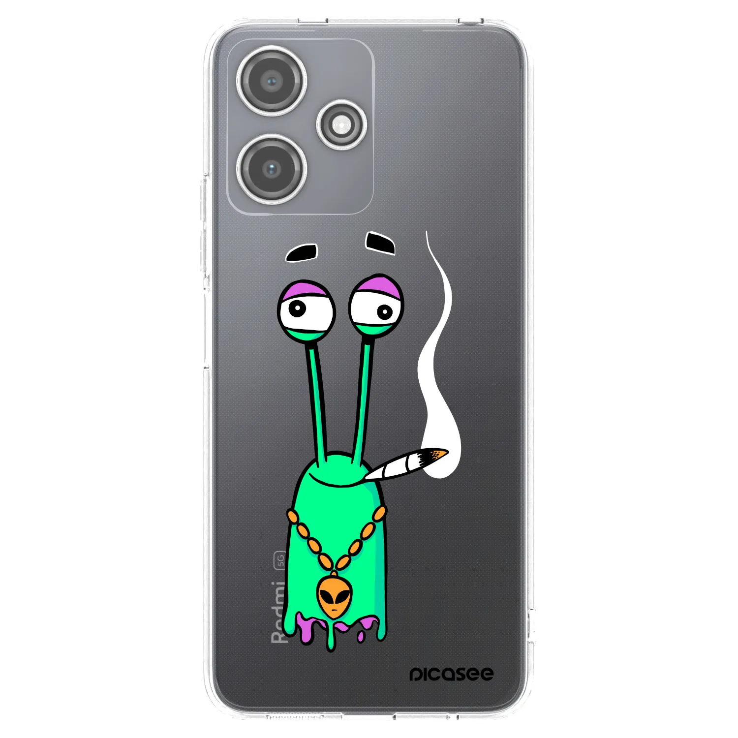Picasee silikonový průhledný obal pro Xiaomi Redmi 12 5G - Earth - Sám doma