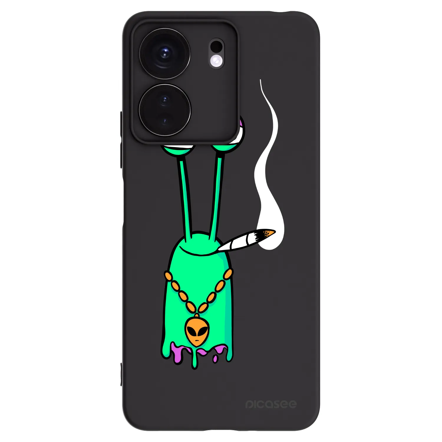Picasee silikonový černý obal pro Xiaomi Redmi 13C 4G - Earth - Sám doma
