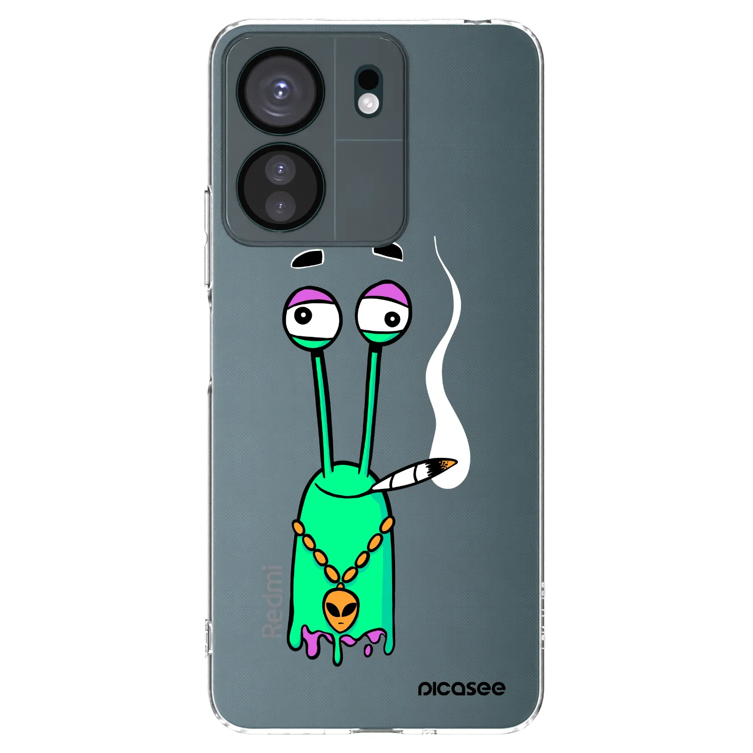 Picasee silikonový průhledný obal pro Xiaomi Redmi 13C 4G - Earth - Sám doma