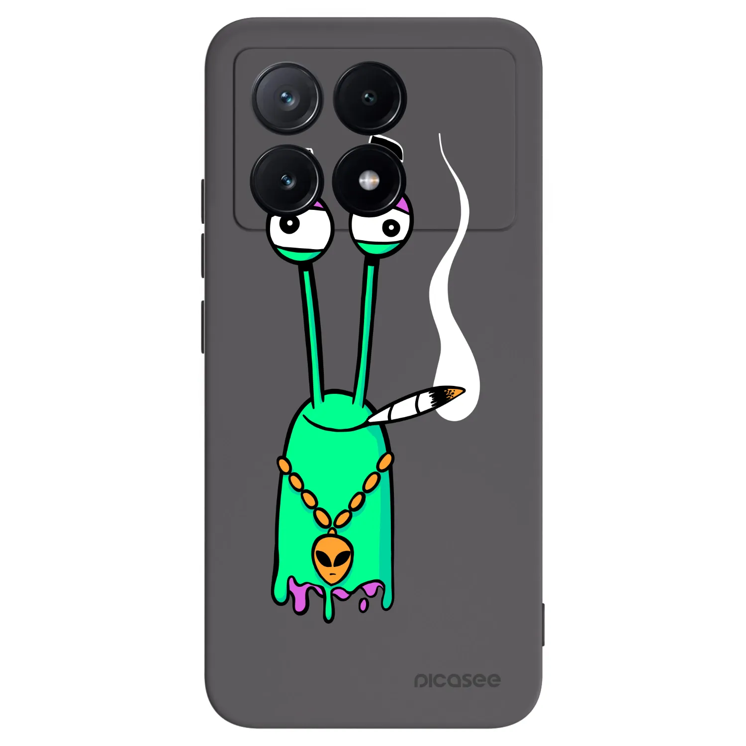 Picasee silikonový černý obal pro Xiaomi Poco X6 Pro - Earth - Sám doma