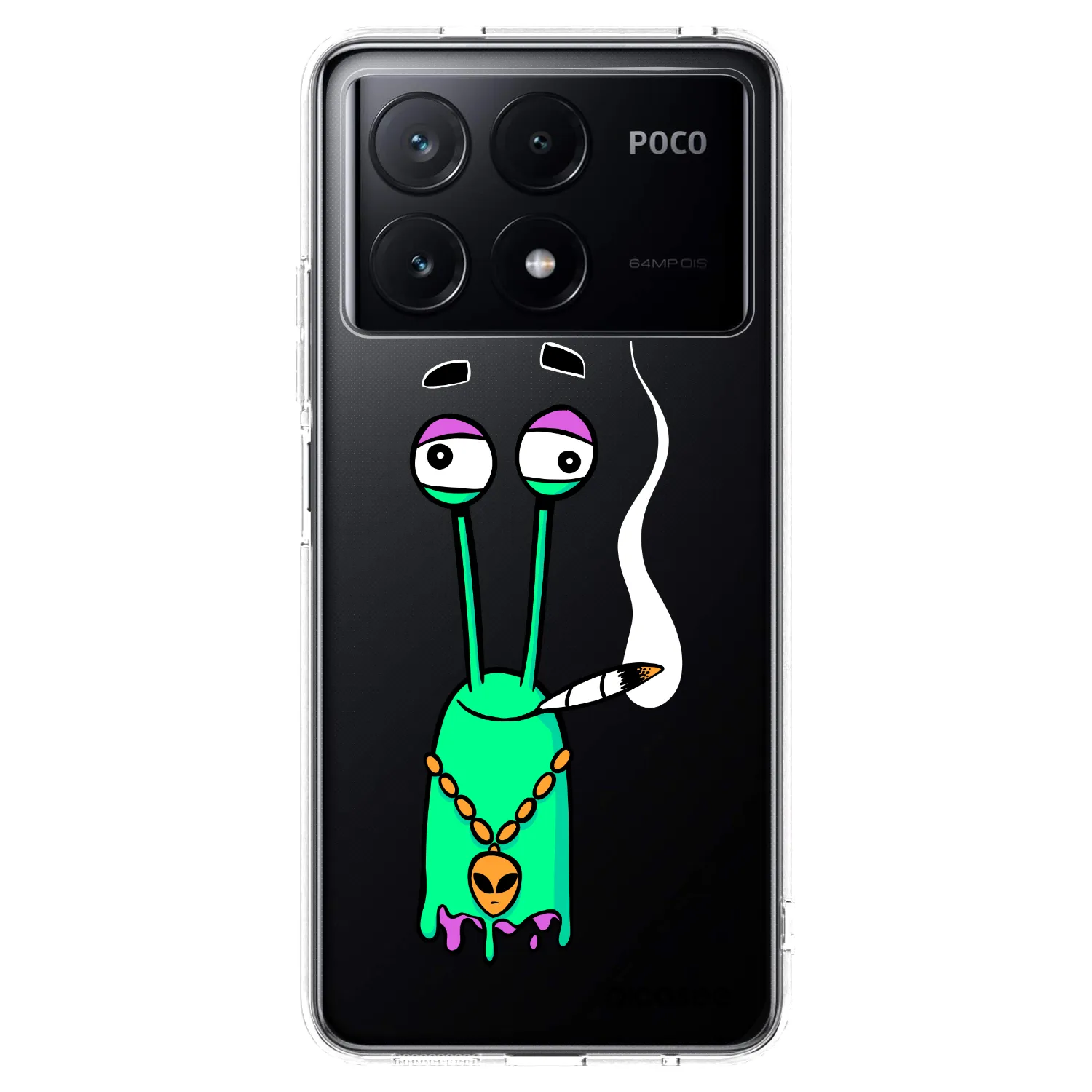 Picasee silikonový průhledný obal pro Xiaomi Poco X6 Pro - Earth - Sám doma