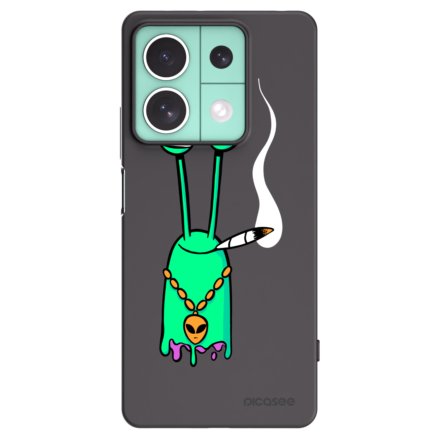 Picasee silikonový černý obal pro Xiaomi Redmi Note 13 5G - Earth - Sám doma