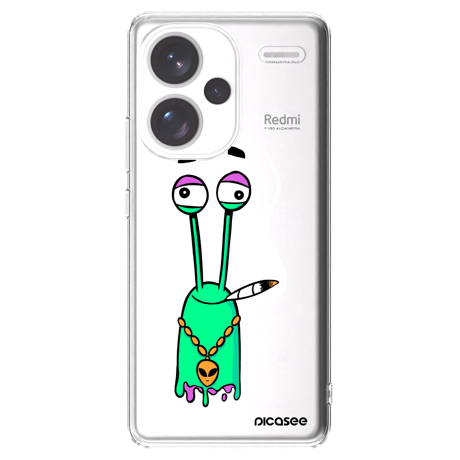 Picasee silikonový průhledný obal pro Xiaomi Redmi Note 13 Pro+ 5G - Earth - Sám doma