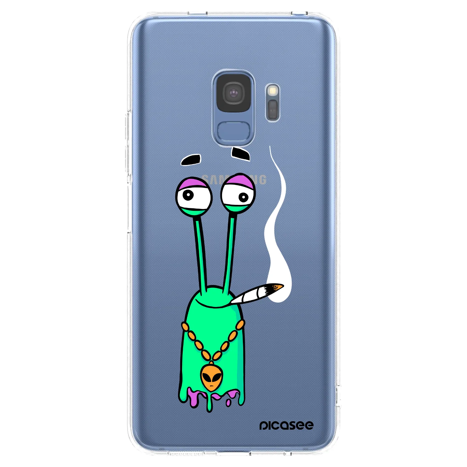Picasee silikonový průhledný obal pro Samsung Galaxy S9 G960F - Earth - Sám doma