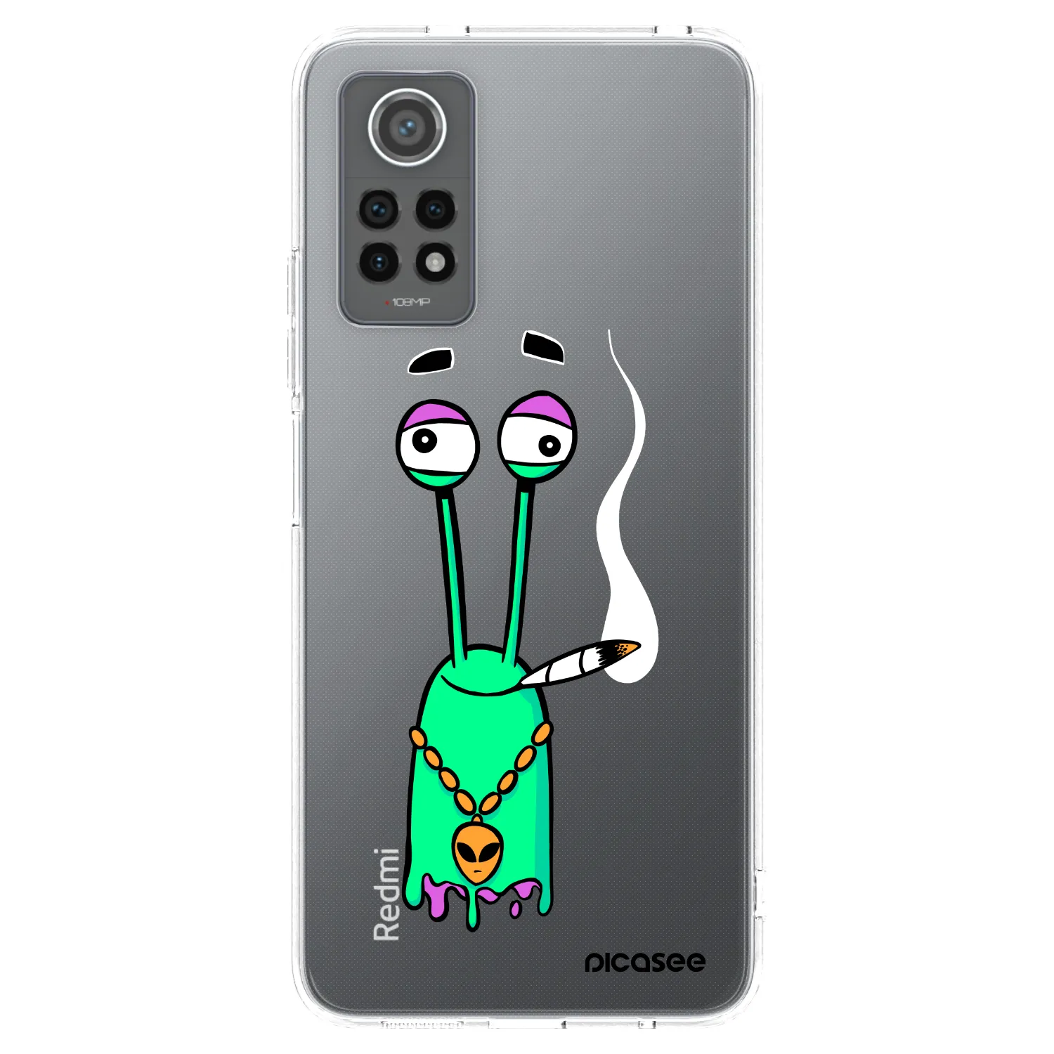 Picasee silikonový průhledný obal pro Xiaomi Redmi Note 12 Pro 4G - Earth - Sám doma