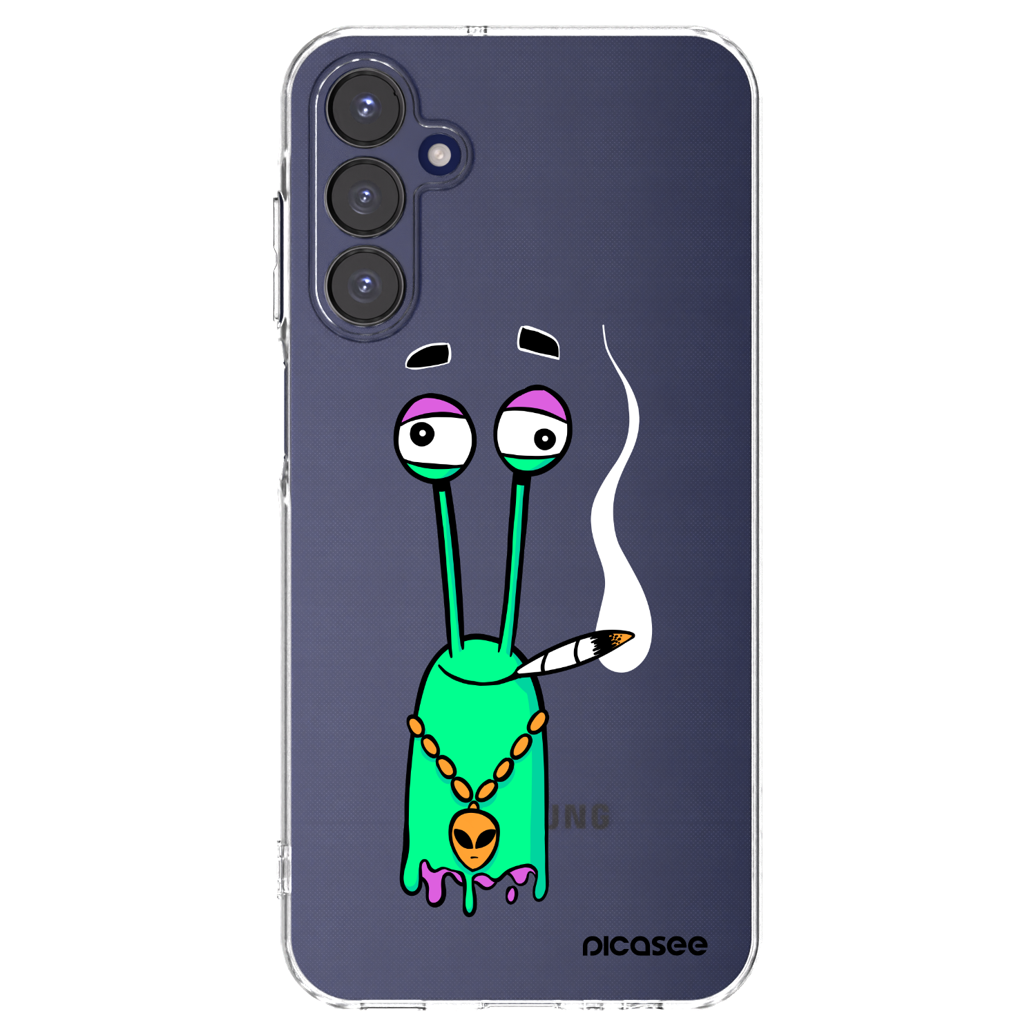 Picasee silikonový průhledný obal pro Samsung Galaxy A15 A155F 4G - Earth - Sám doma