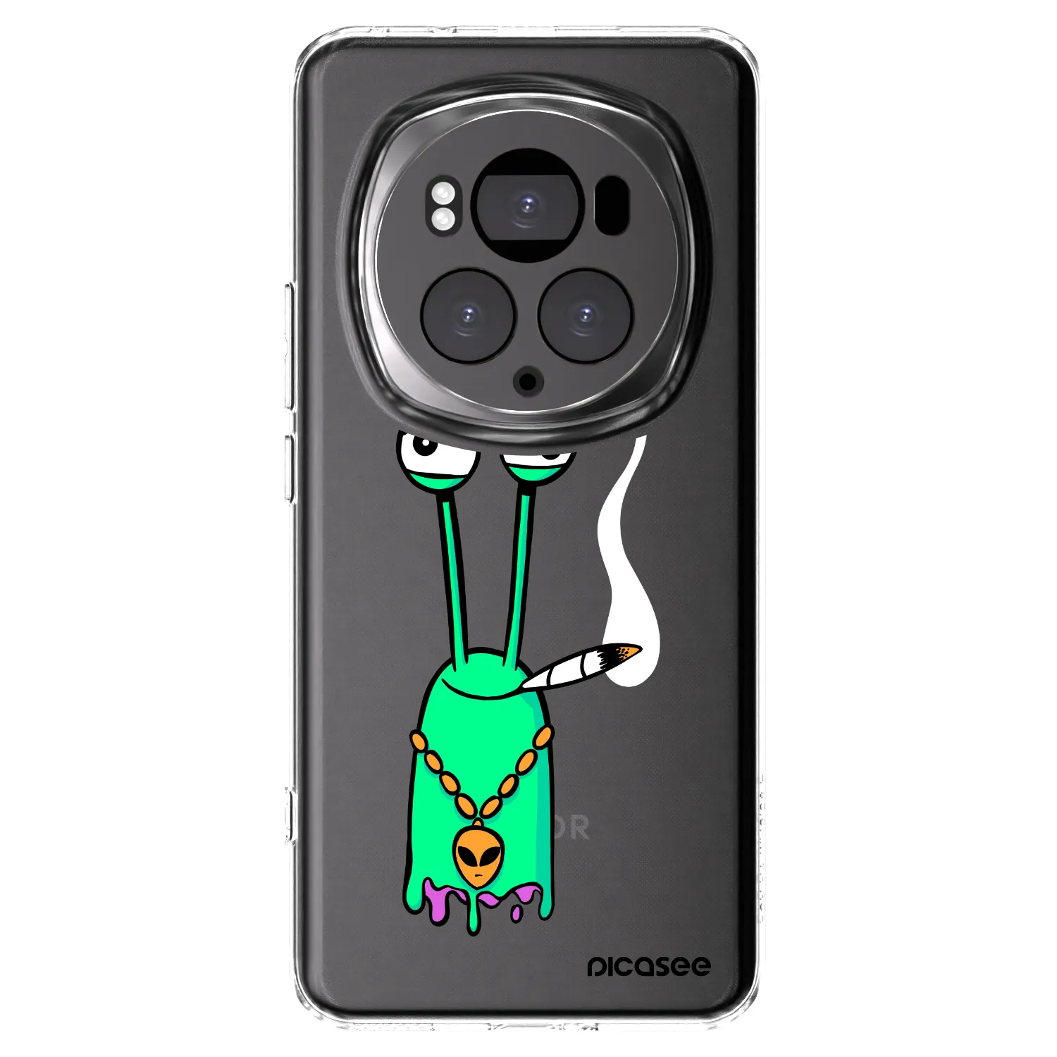 Picasee silikonový průhledný obal pro Honor Magic6 Pro - Earth - Sám doma