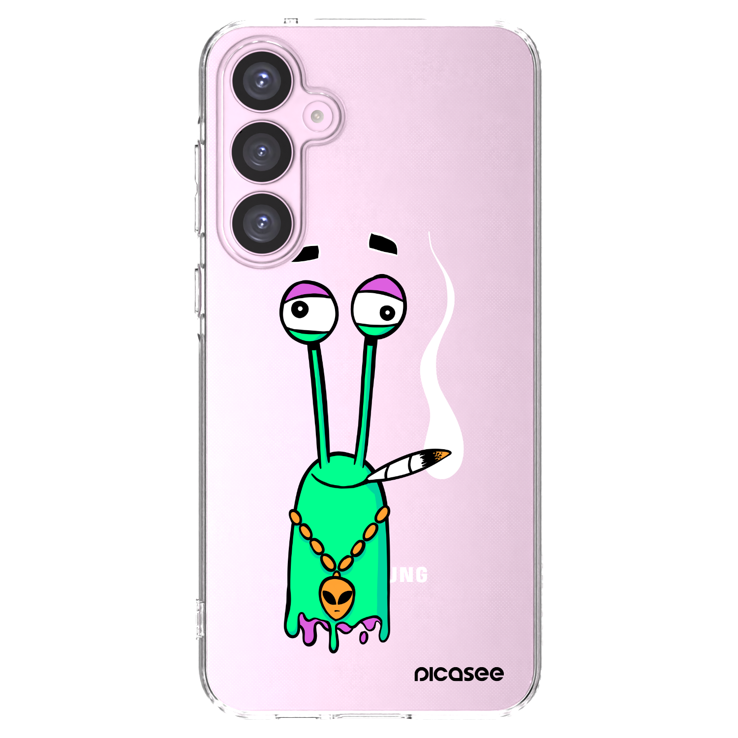 Picasee silikonový průhledný obal pro Samsung Galaxy A55 5G A556B - Earth - Sám doma