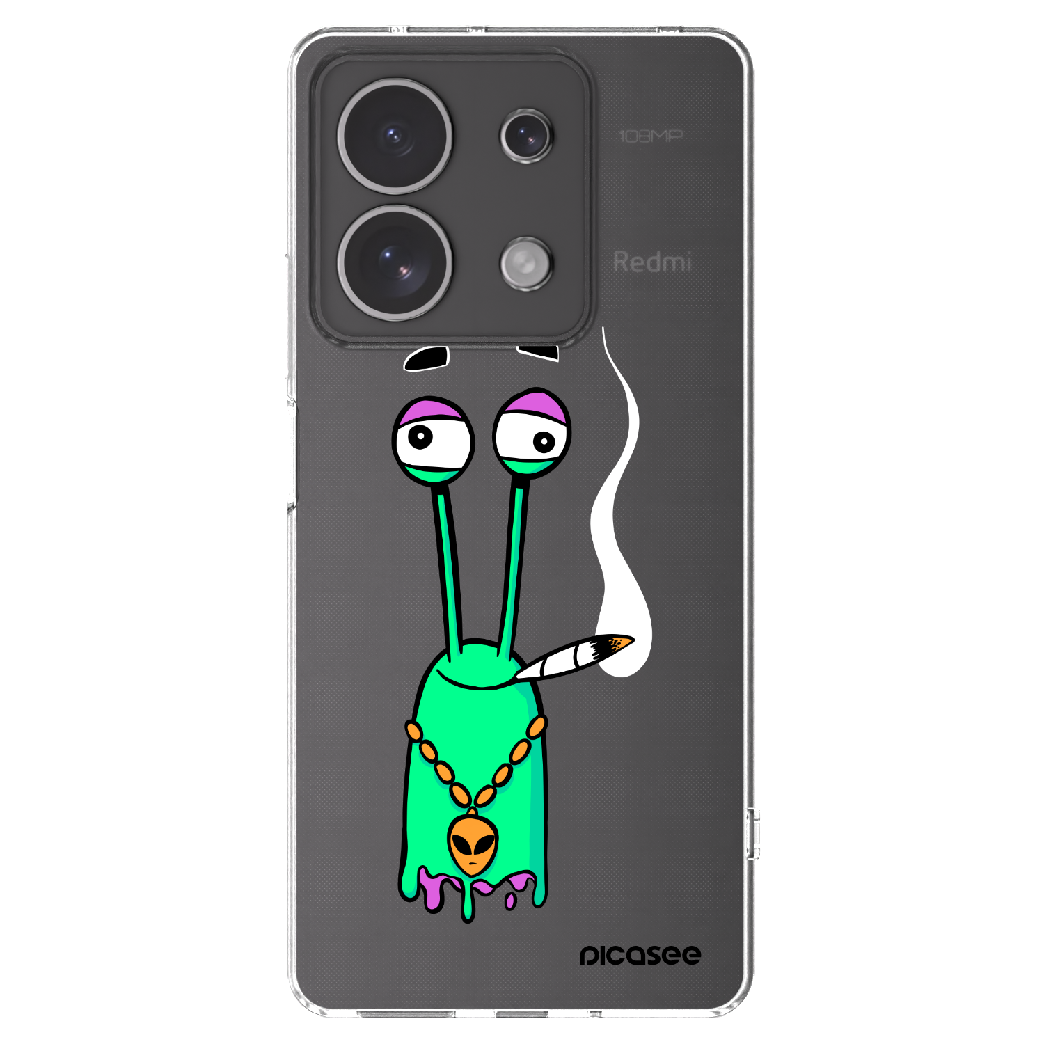 Picasee silikonový průhledný obal pro Xiaomi Redmi Note 13 4G - Earth - Sám doma