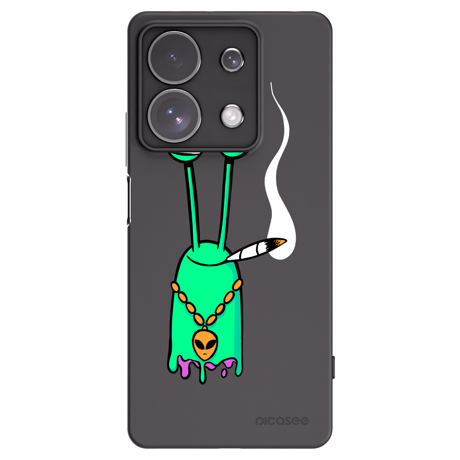 Picasee silikonový černý obal pro Xiaomi Redmi Note 13 Pro 4G - Earth - Sám doma