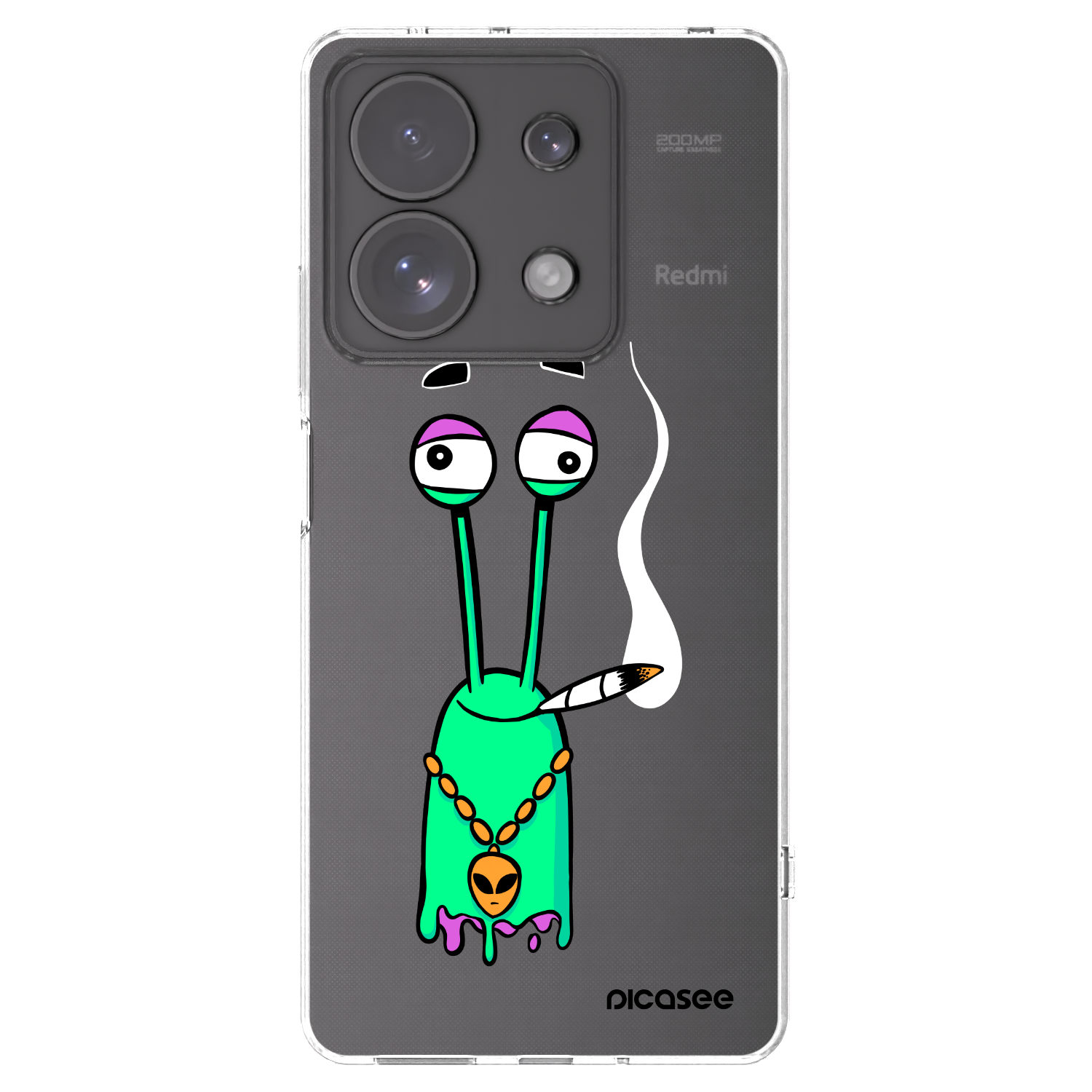 Picasee silikonový průhledný obal pro Xiaomi Redmi Note 13 Pro 4G - Earth - Sám doma