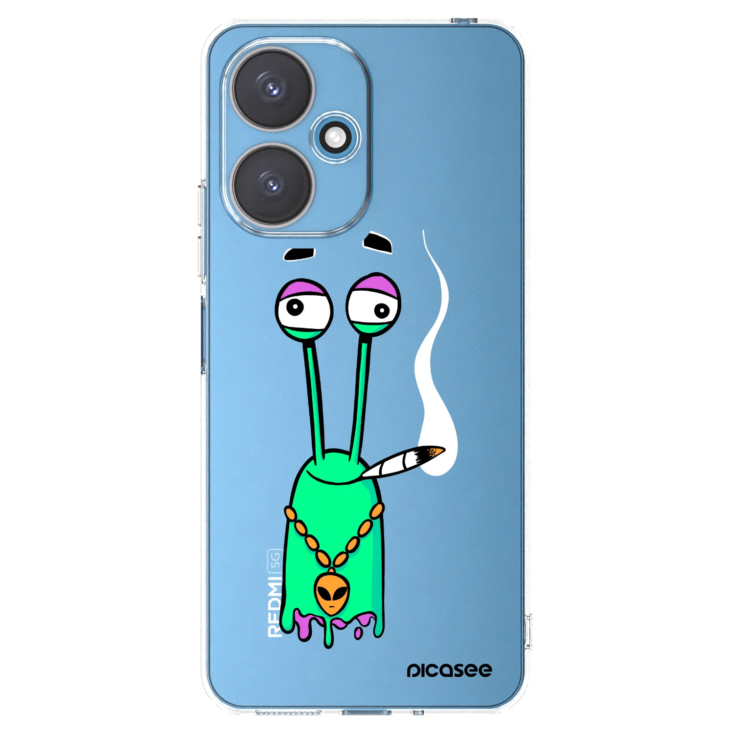 Picasee silikonový průhledný obal pro Xiaomi Redmi 13C 5G - Earth - Sám doma