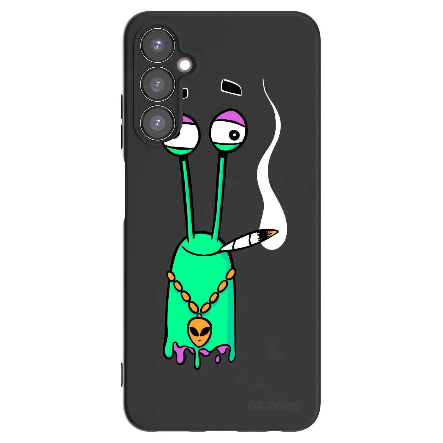 Picasee silikonový černý obal pro Samsung Galaxy A05s A057G - Earth - Sám doma