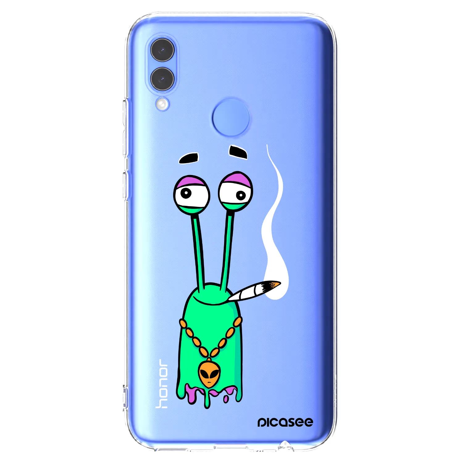 Picasee silikonový průhledný obal pro Huawei P Smart 2019 - Earth - Sám doma